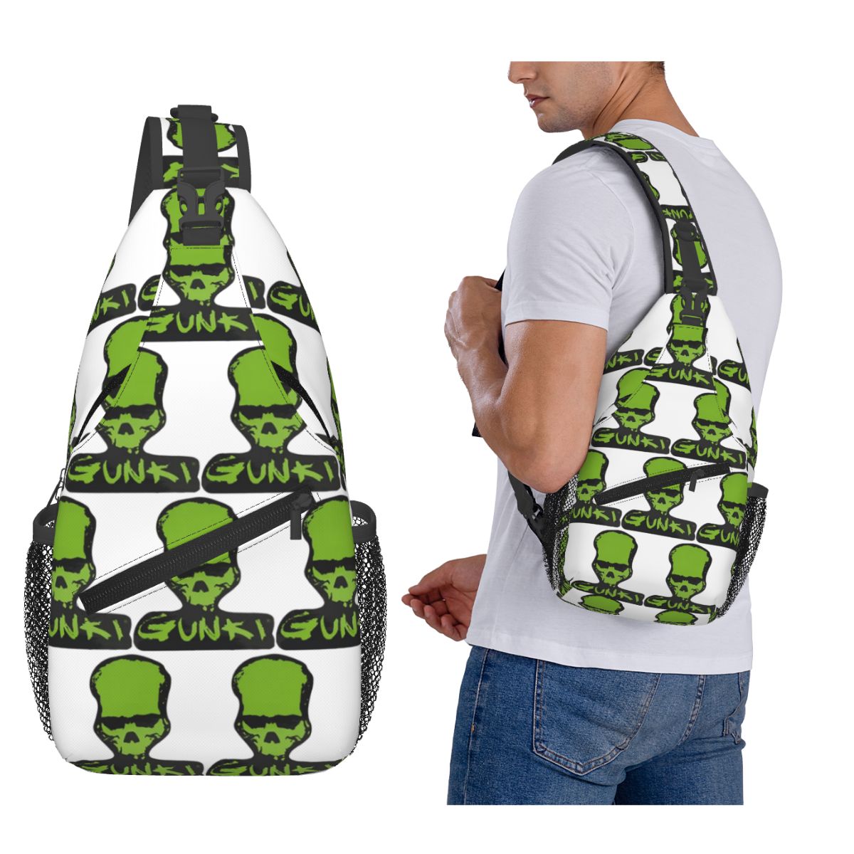 Fishing Backpack - Gunki Logo Angling Skull Fishing Gunki