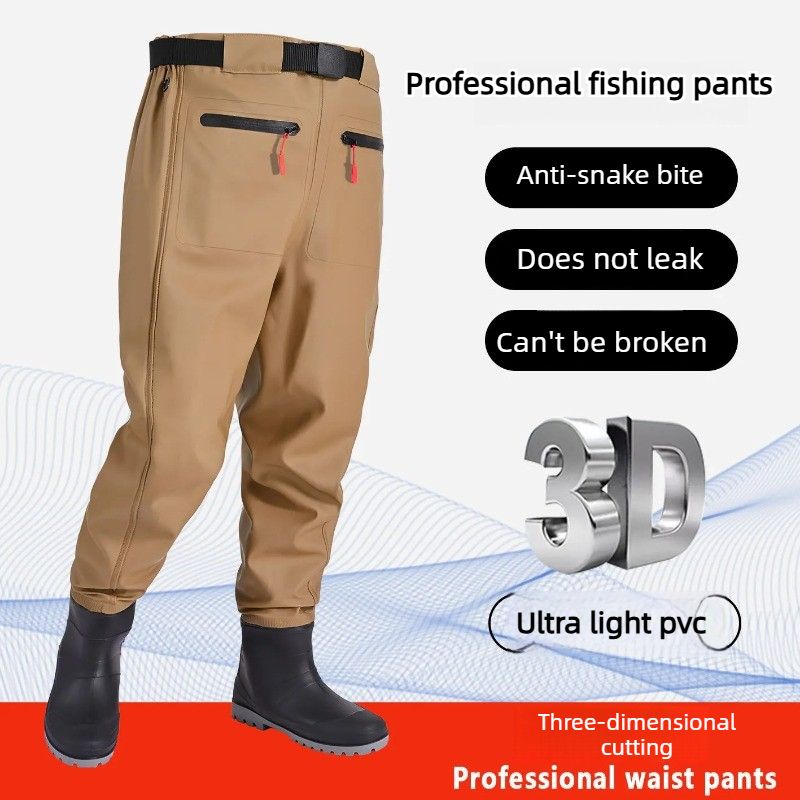 Fishing Waders - Men's Waterproof Fishing Wading Pants, Nylon