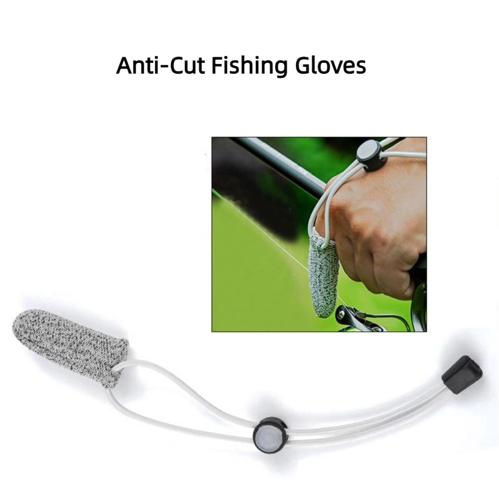 Fishing Gloves - Anti-Slip Fishing Single Finger Gloves Breathable