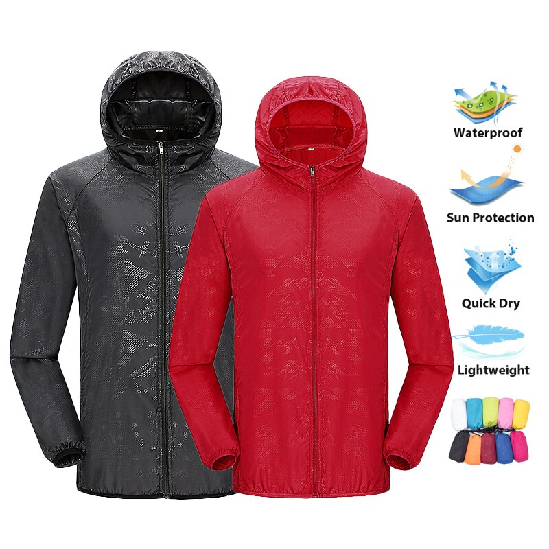 Fishing Rain Suit - LNGXO Unisex Hiking Jacket Men Women