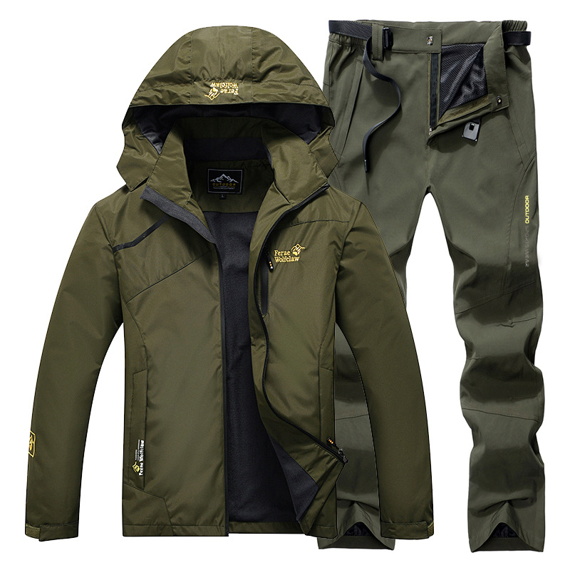 Fishing Pants Waterproof - Waterproof Fishing Suit Breathable durable Hooded