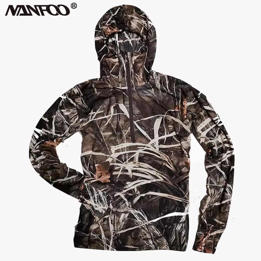 Fishing Hoodie - Thin Lightweight Summer Sun Protection Fishing