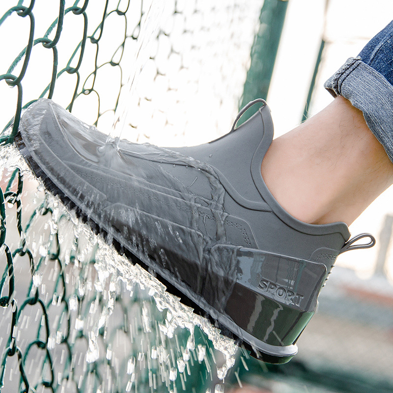 Fishing Boots - Summer men's short tube rain boots
