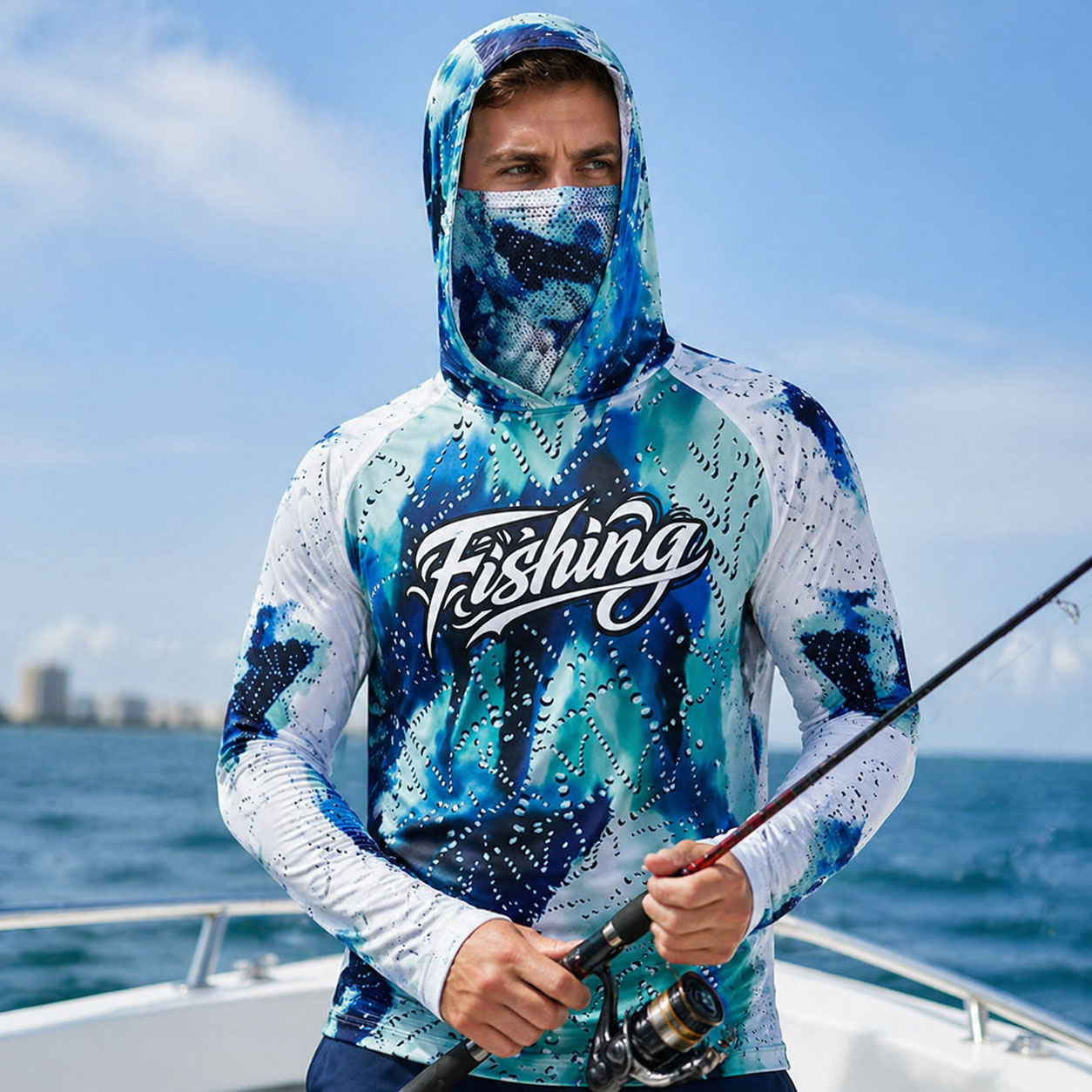 Fishing Hoodie - Fishing Hood Riding Tops Wear UPF