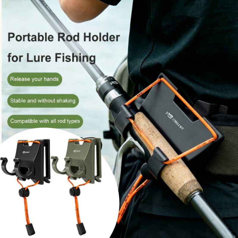 Fishing Belt - Outdoor Professionals Belt Clip Rod Holder