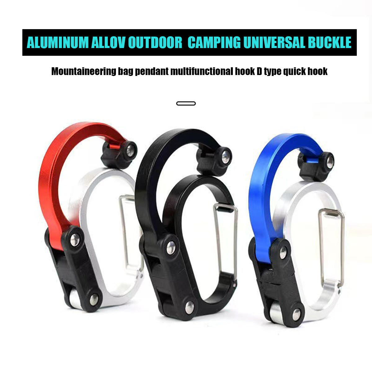 Fishing Backpack - Dtype Hook Gear Clip Carabiner Rotating
