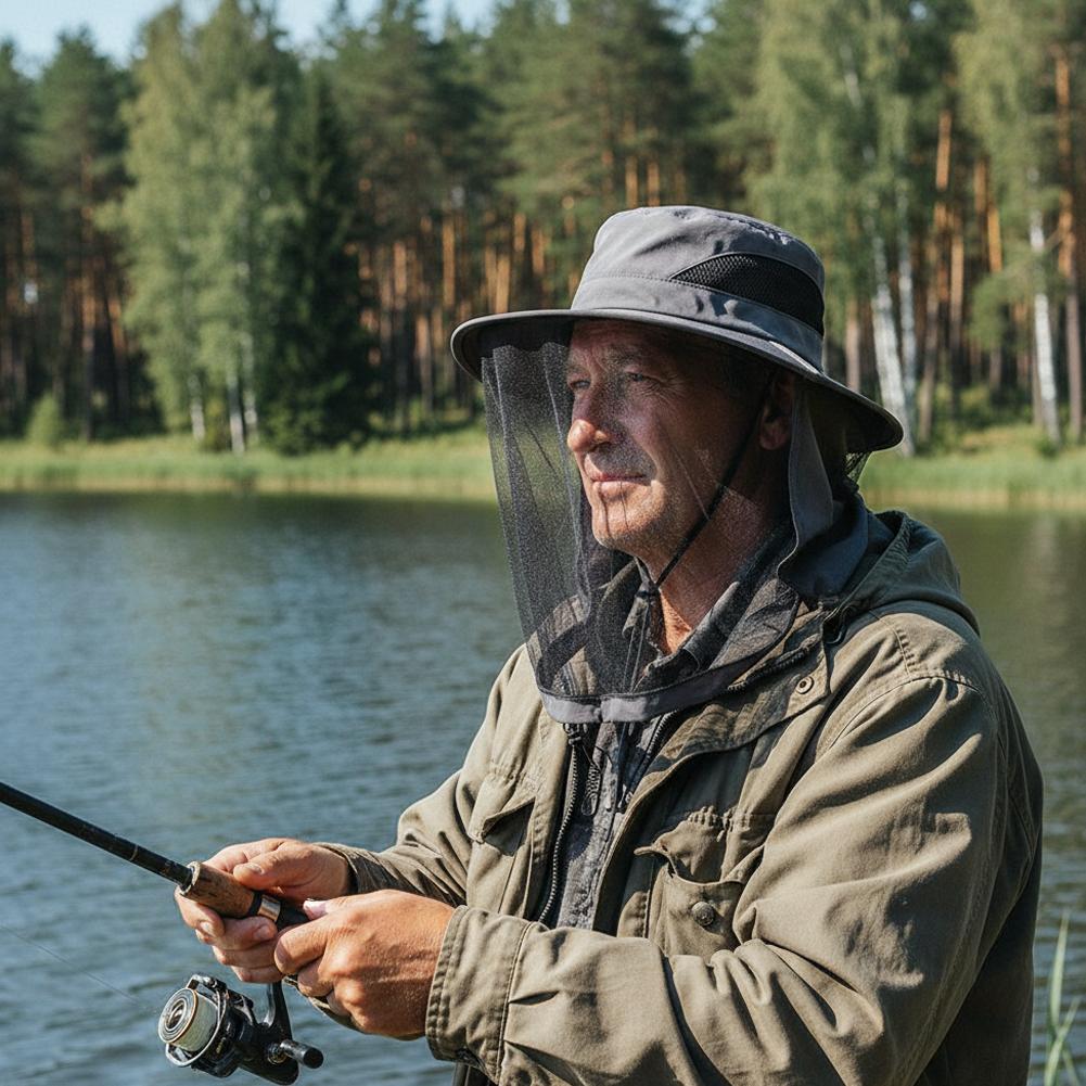 UV Protection Hat with Face Ma - Fishing Hat review and price