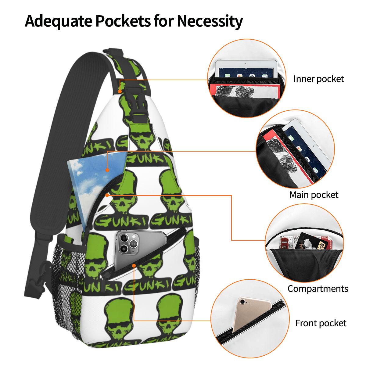 Gunki Logo Angling Skull Fishi - Fishing Backpack review and price