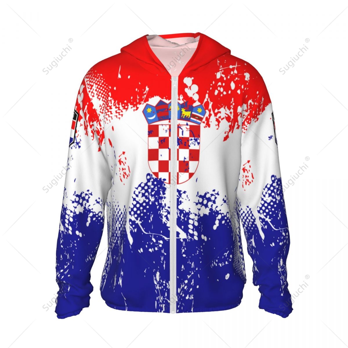 Croatia Flag Sun Protection Ho - Fishing Hoodie review and price