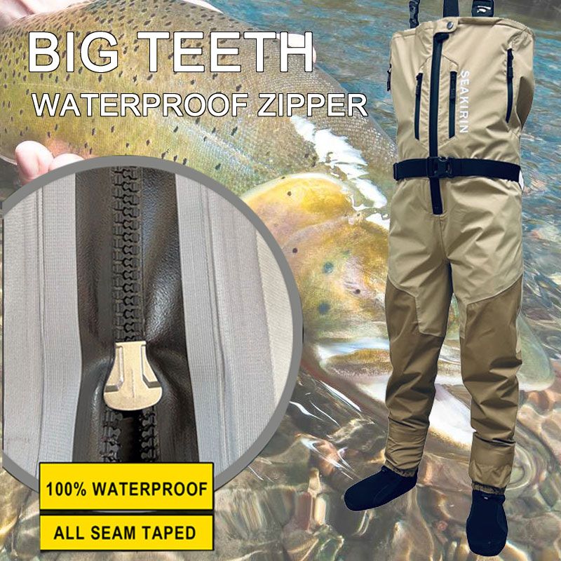 Zip-front Breathable Stout Che - Fishing Waders review and price