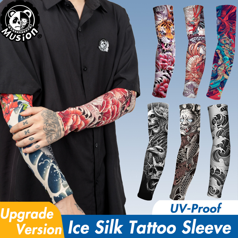 Musion New Seamless Tattoo Sle - Fishing Socks review and price