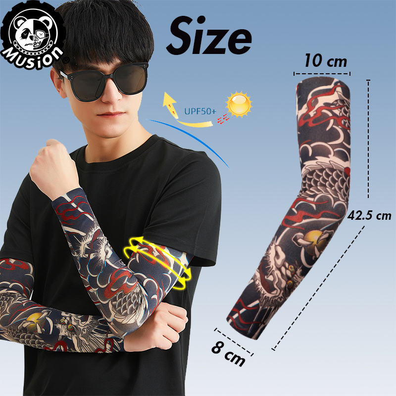 Musion New Seamless Tattoo Sle - Fishing Socks review and price
