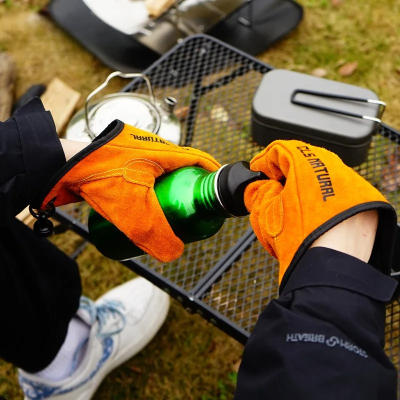 Heat Resistant BBQ Gloves Cowh - Fishing Gloves review and price