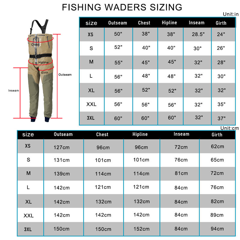 Zippered Waterproof Wader With - Fishing Waders review and price