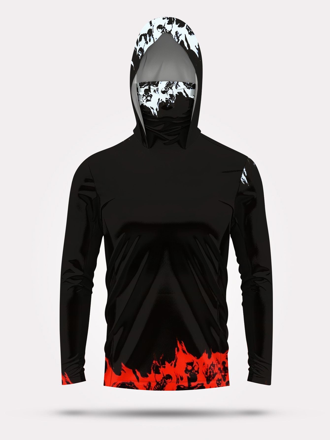 Men Hood Fishing Shirt long sl - Fishing Shirt Uv Protection review and price