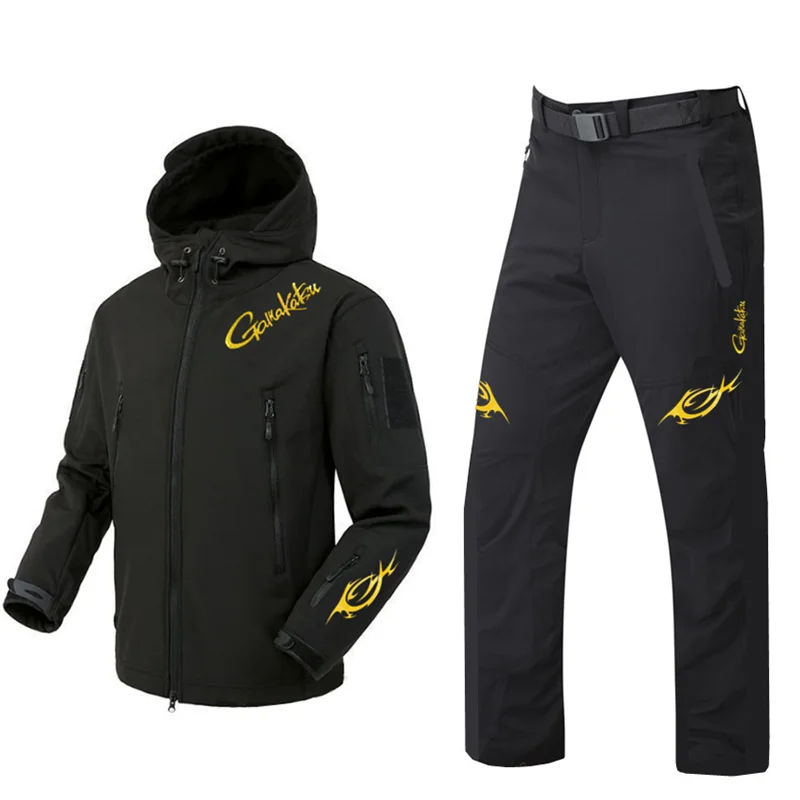 New Autumn and Winter Fleece F - Fishing Rain Suit review and price