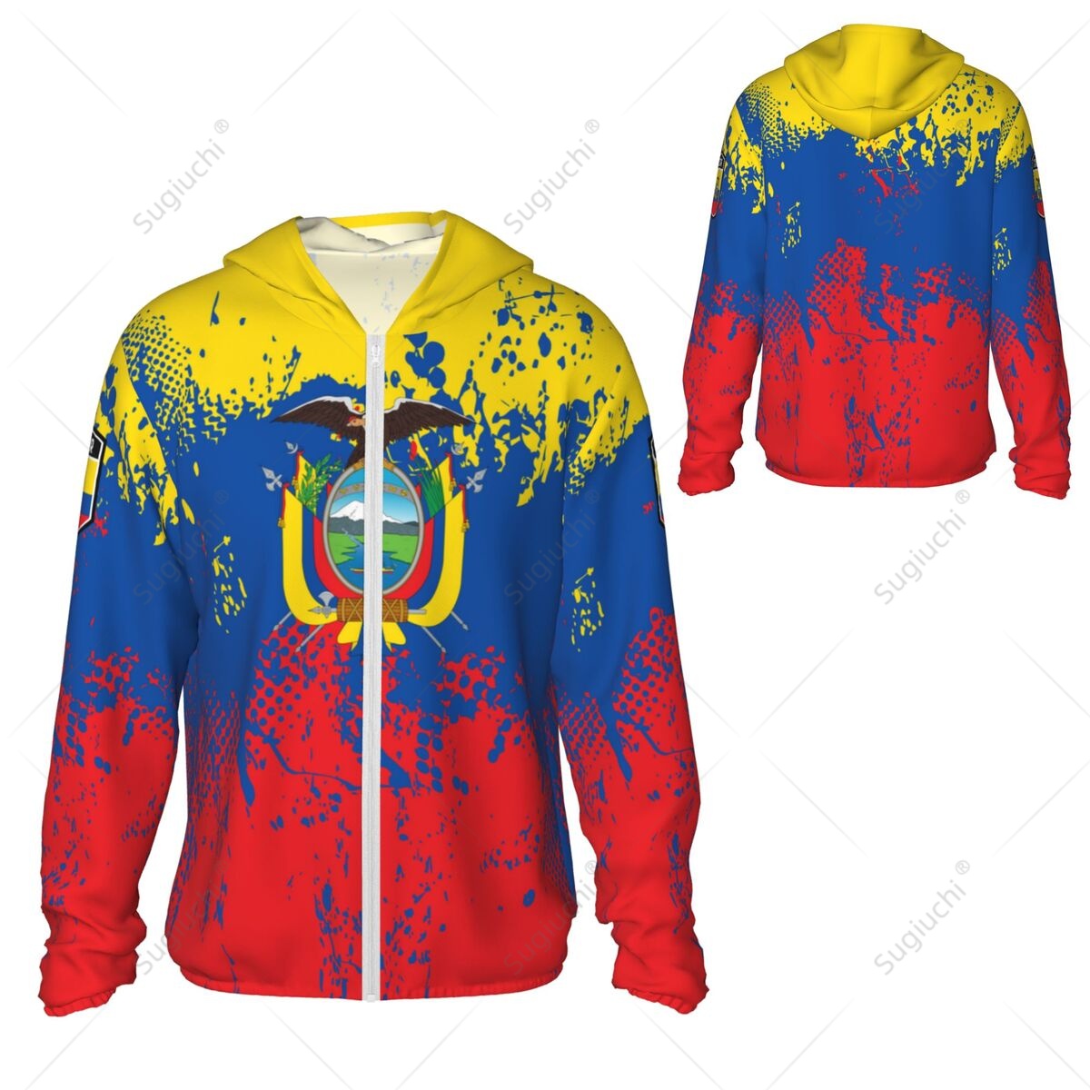 Ecuador Flag Sun Protection Ho - Fishing Hoodie review and price