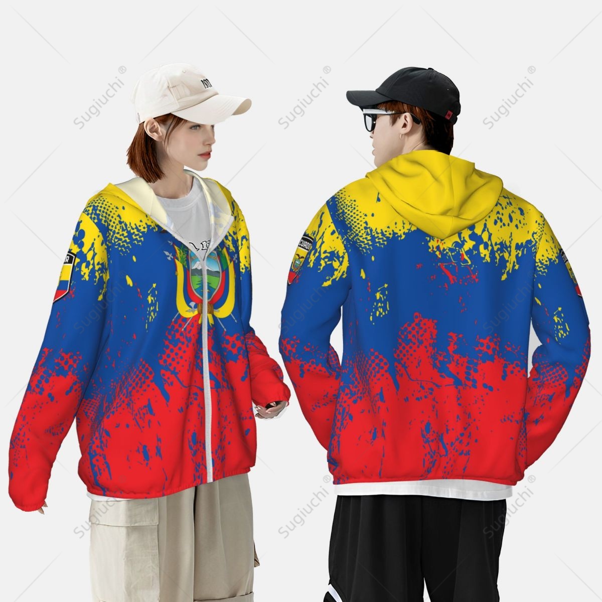 Ecuador Flag Sun Protection Ho - Fishing Hoodie review and price