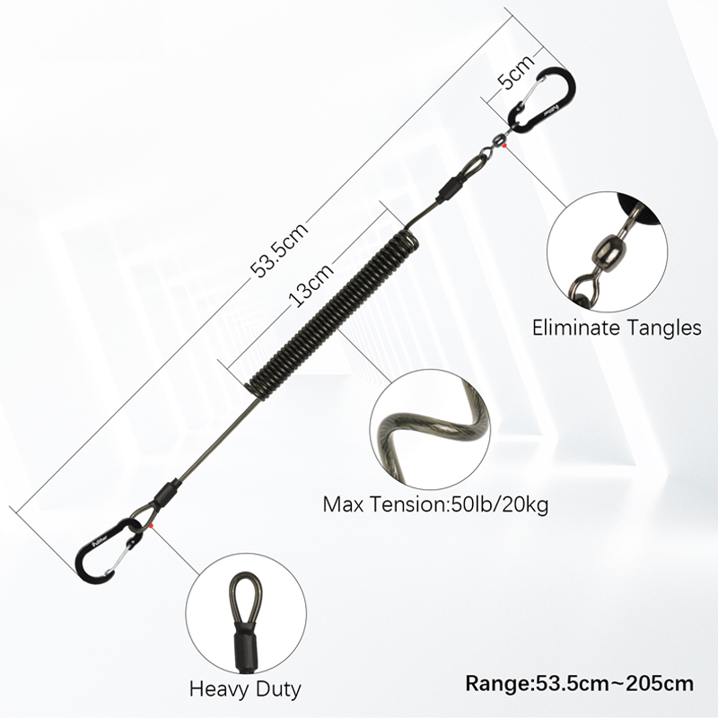 fishing tools Coiled Lanyards  - Fishing Belt review and price
