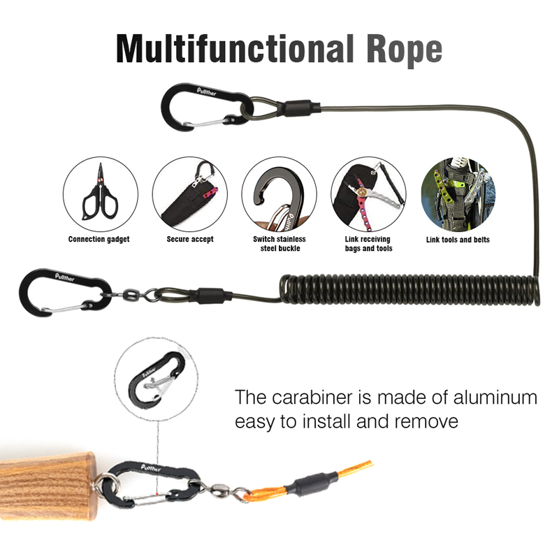 fishing tools Coiled Lanyards  - Fishing Belt review and price