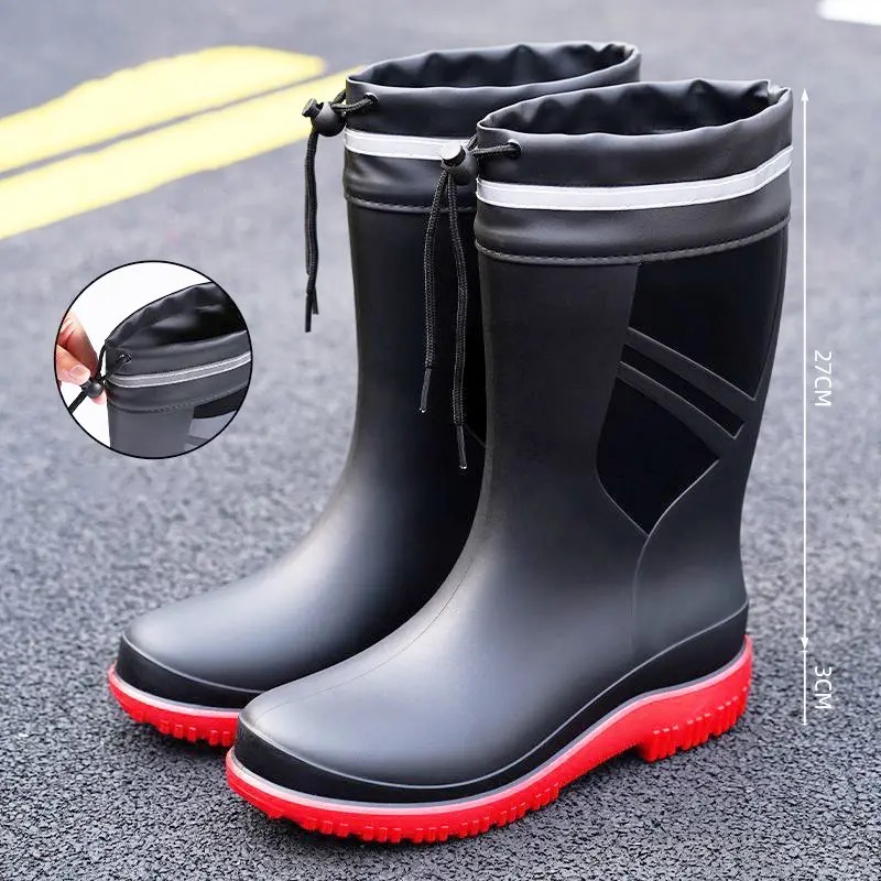 Fashion Men's Medium Tube Rain - Fishing Boots review and price
