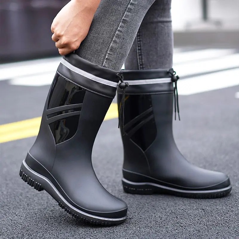 Fashion Men's Medium Tube Rain - Fishing Boots review and price