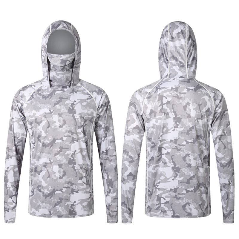 Camouflage Fishing T-shirt wit - Fishing Shirt Uv Protection review and price