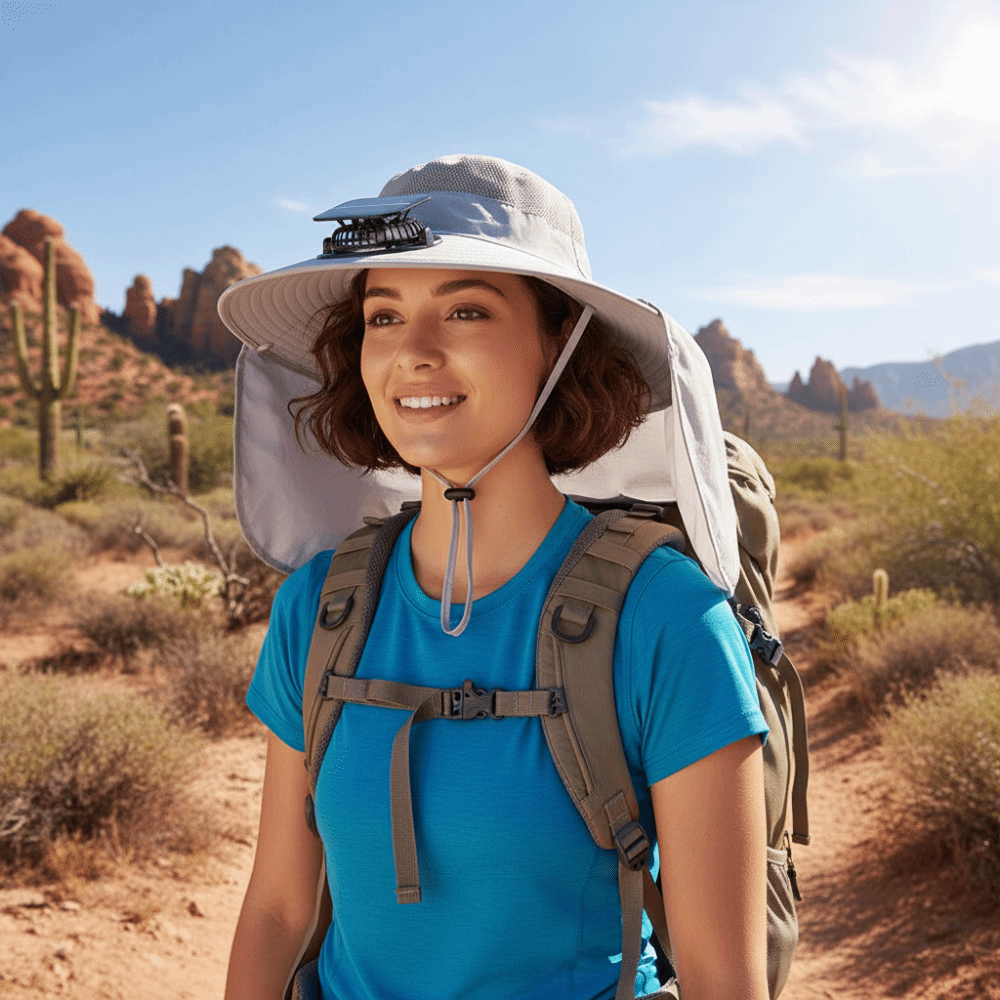 Gift UPF50+ Solar Fan Hat Wate - Fishing Hat review and price