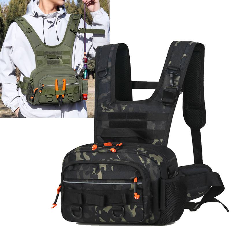 Men Chest Bag Tactical Fishing - Fishing Vest review and price