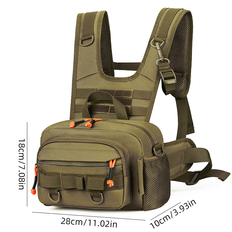 Men Chest Bag Tactical Fishing - Fishing Vest review and price