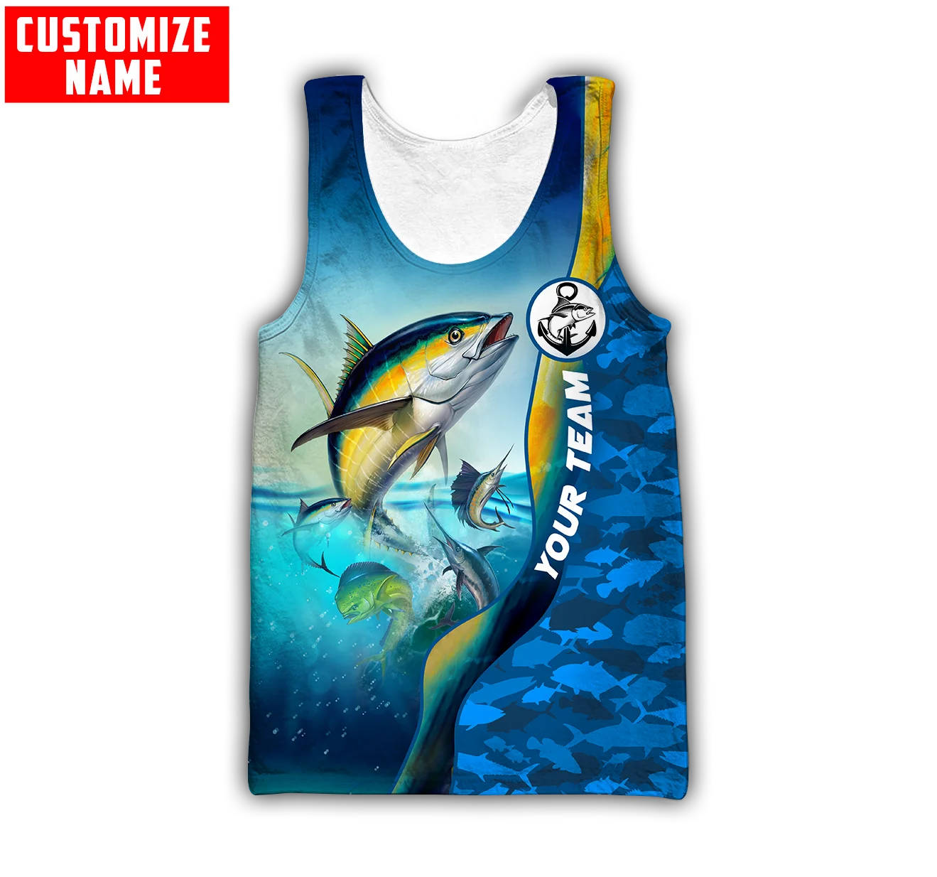 Custom name Mahi mahi fishing  - Fishing Vest review and price