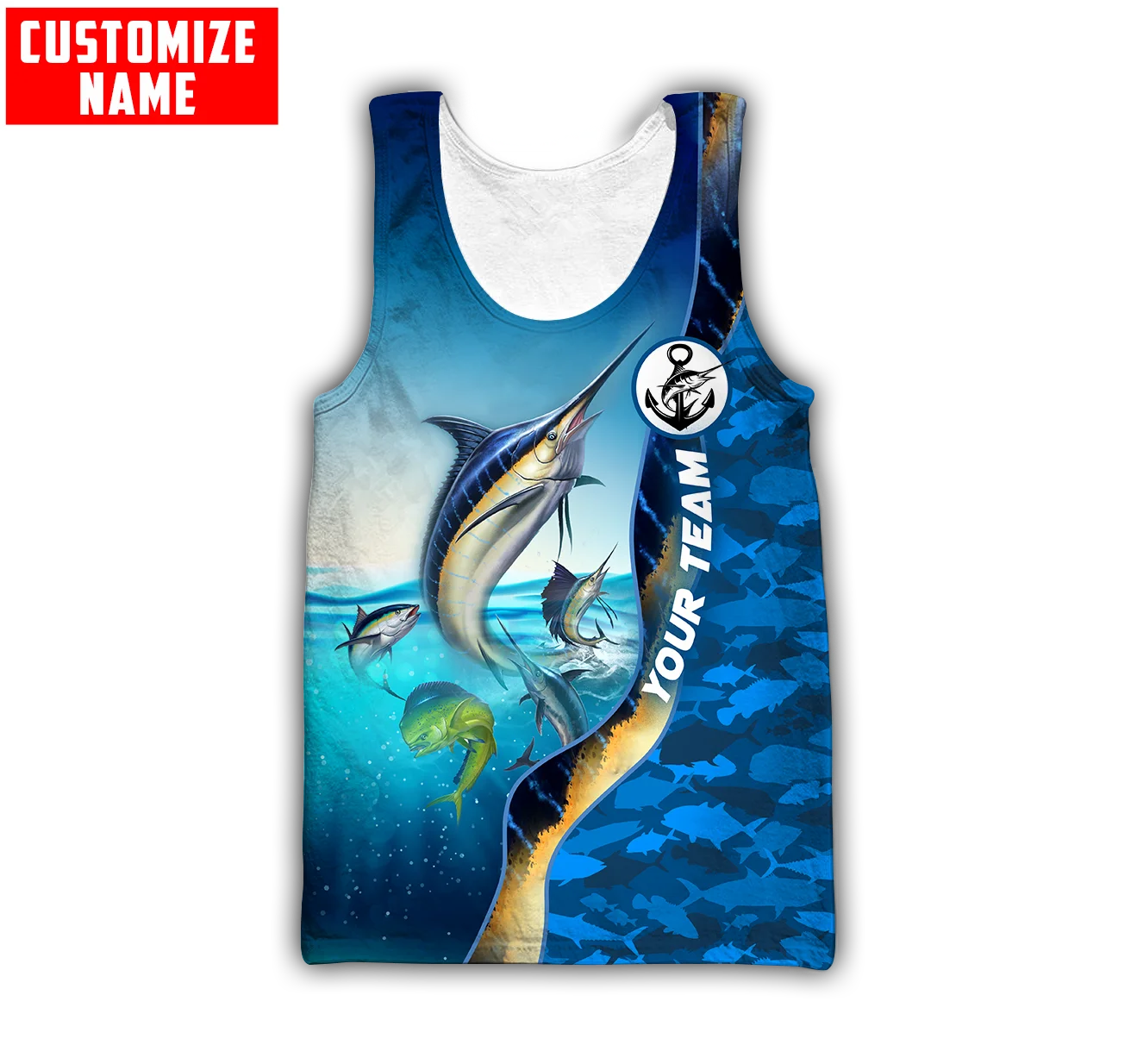 Custom name Mahi mahi fishing  - Fishing Vest review and price