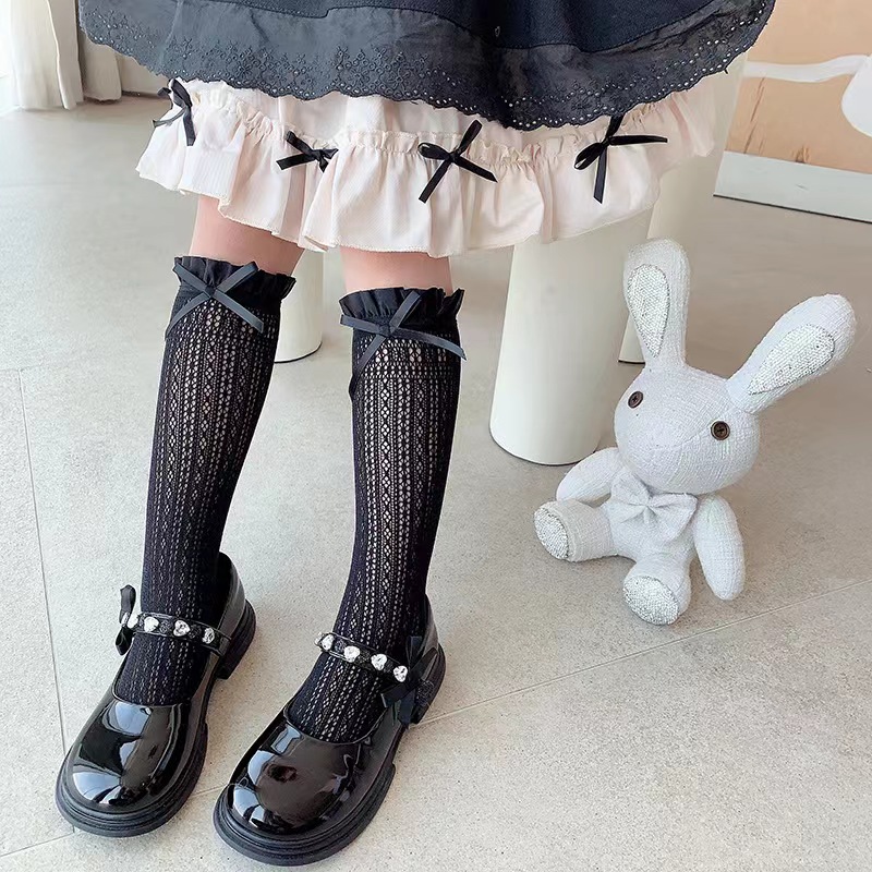 Girls Long Tube Lace Stockings - Fishing Socks review and price