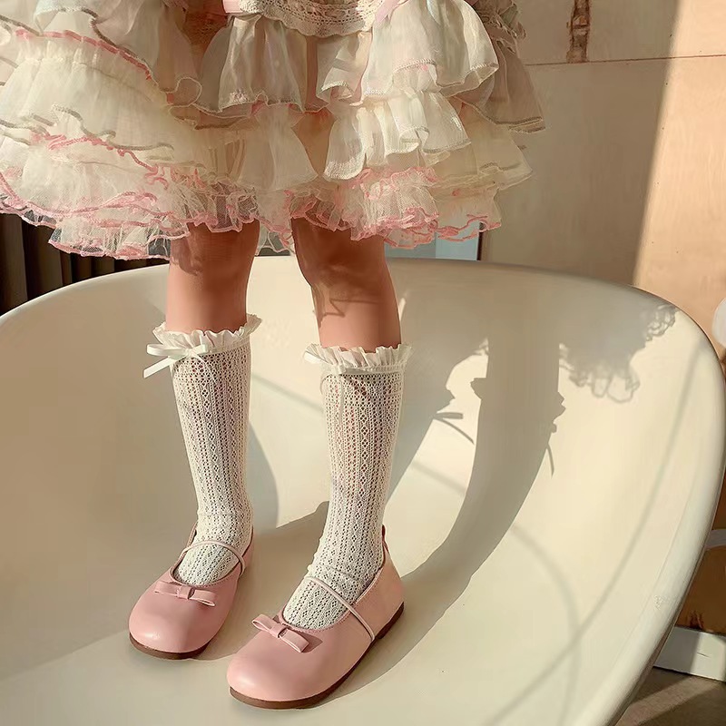 Girls Long Tube Lace Stockings - Fishing Socks review and price