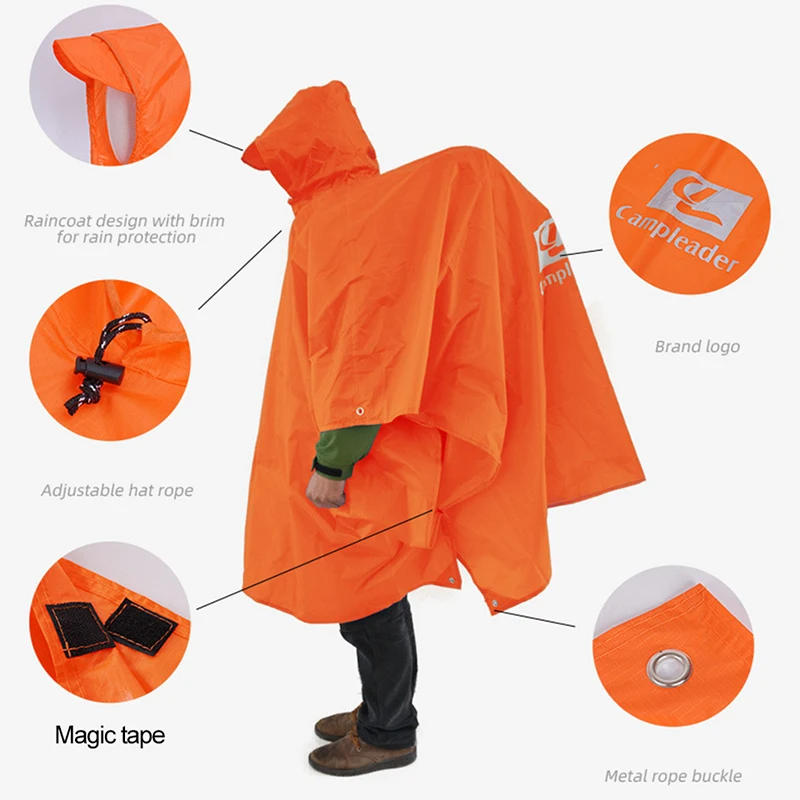 3 In 1 Outdoor Raincoat Hooded - Fishing Rain Suit review and price