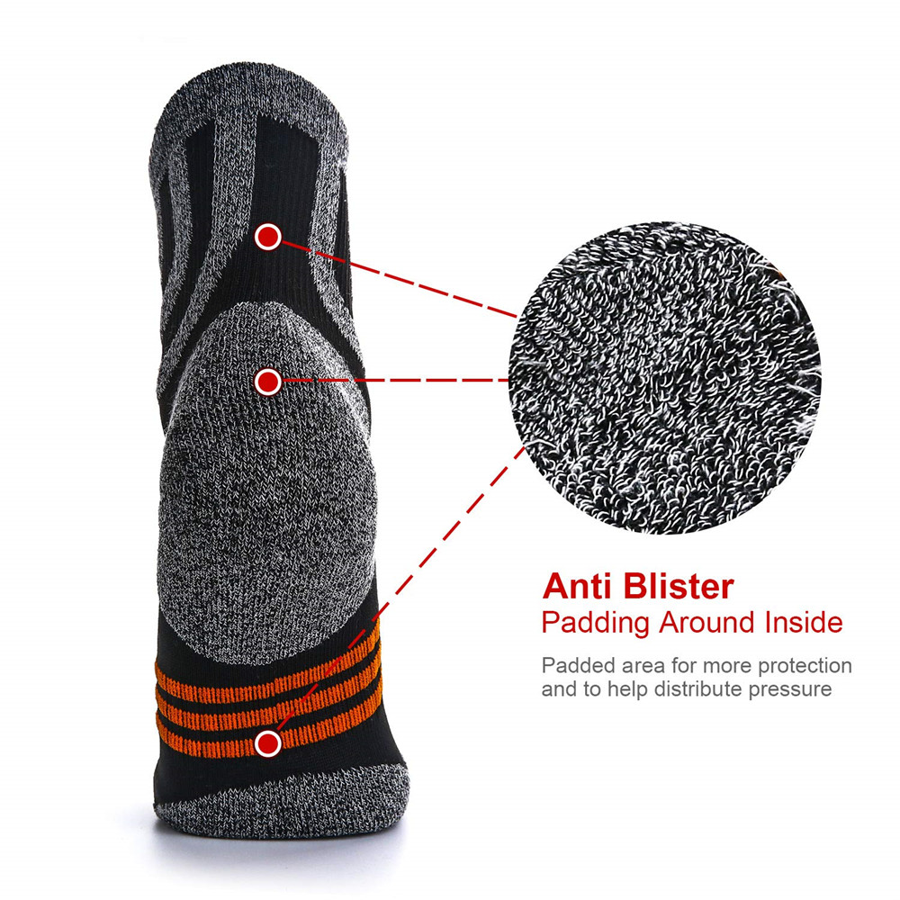 5 Pairs Socks Men Anti Blister - Fishing Socks review and price